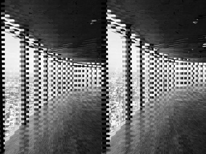 Sharp Drop in Office Space Demand Leaves Downtown Towers Half Empty